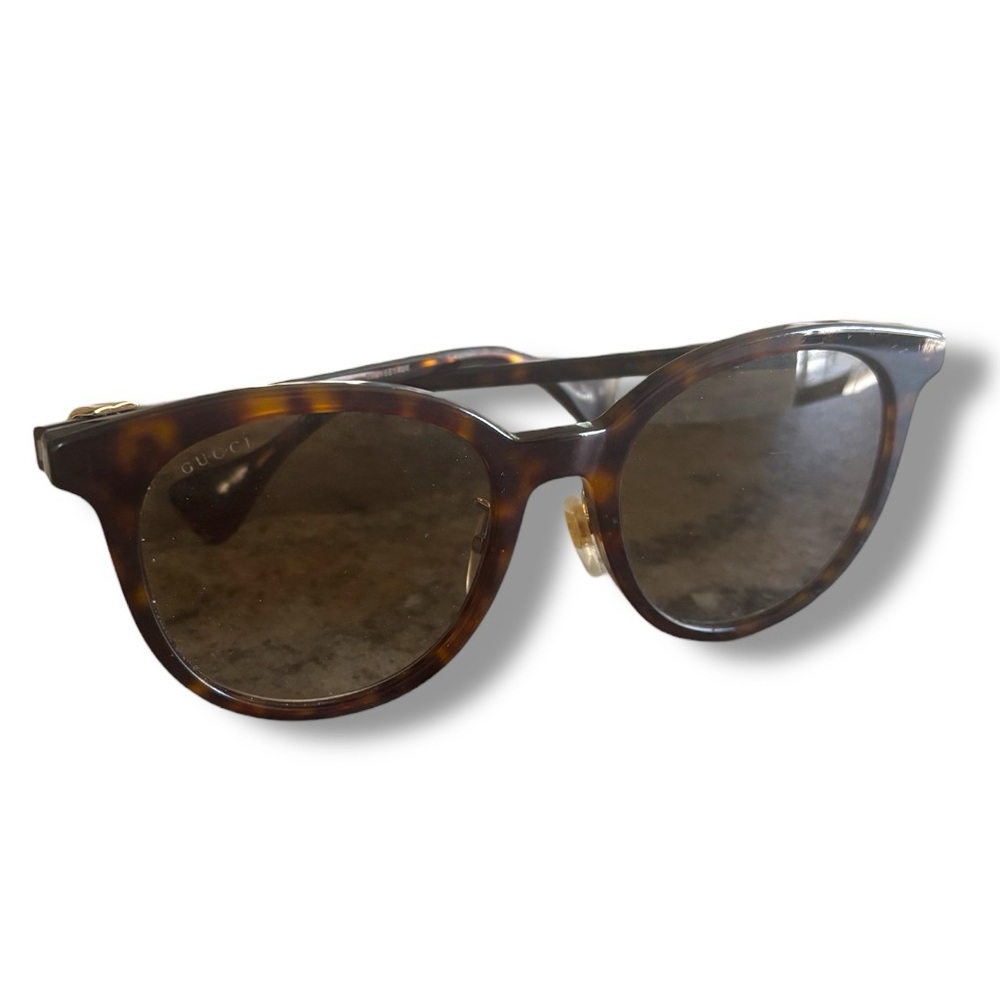 Gucci GG1073SK Tortoise Shell Sunglasses - Picture 2 of 7